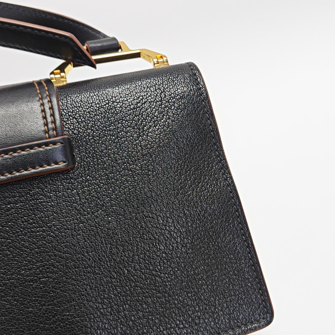 Miu Lady Calfskin Black