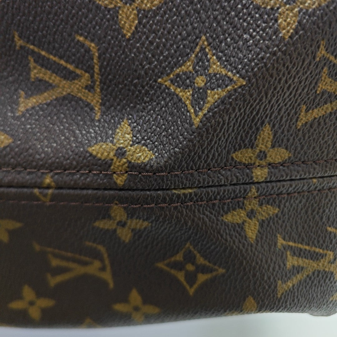 NEVERFULL MM Monogram Coated Canvas Brown