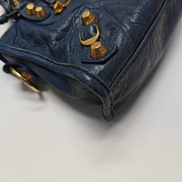 Classic City Mini Lambskin Blue