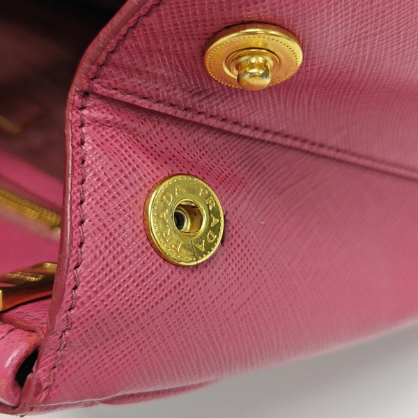 Galleria Medium Saffiano Calfskin Red