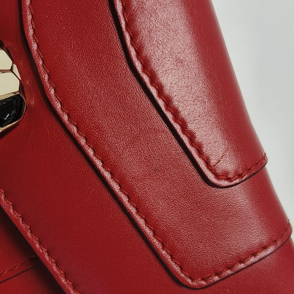 SERPENTI FOREVER Small Calfskin Red