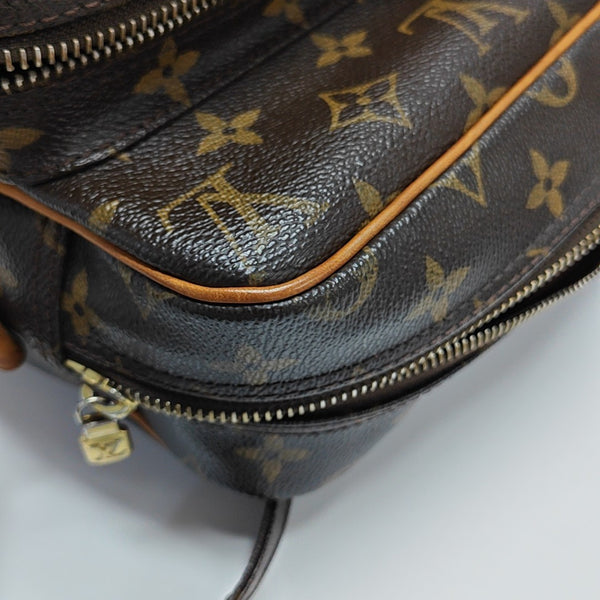NIL Monogram Coated Canvas Brown