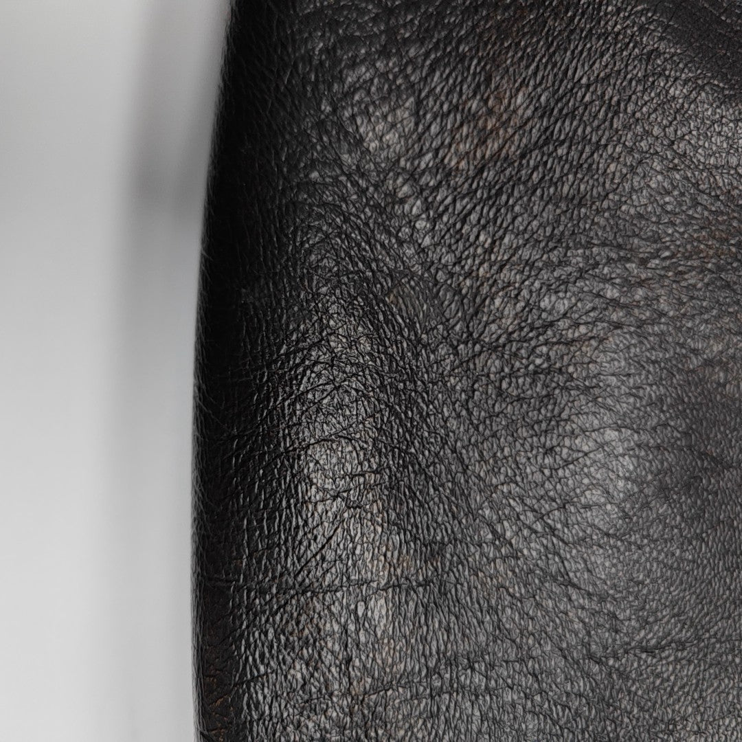 Calfskin Shoulder Bag Brown