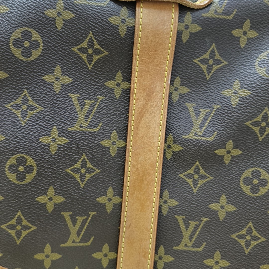 SAUMUR Monogram Coated Canvas Brown