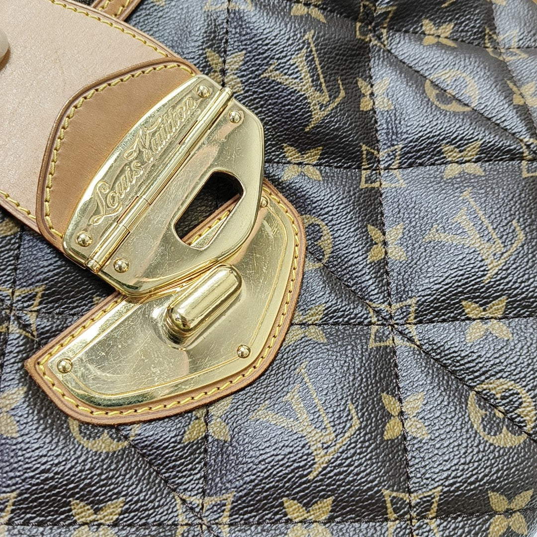 ETOILE CITY GM Monogram Coated Canvas Brown