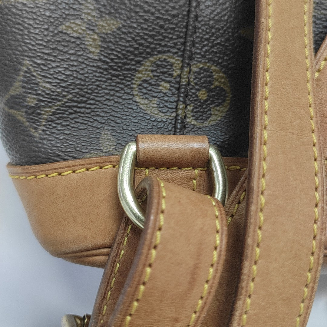 MONTSOURIS MM Monogram Coated Canvas Brown