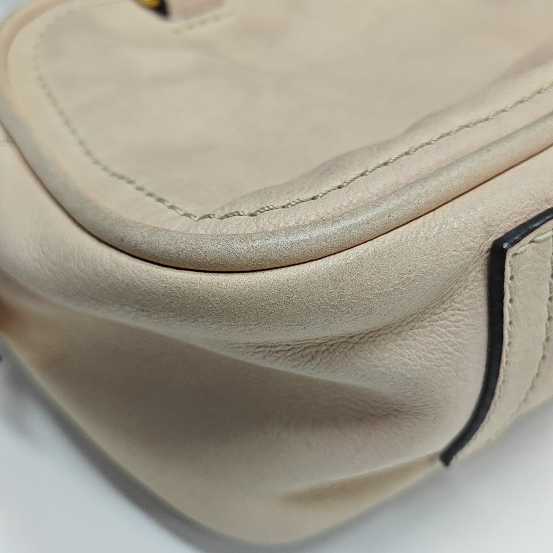 Calfskin Top Handle Bag Pink