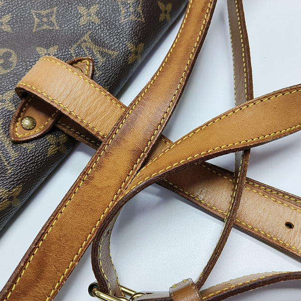 SAUMUR 35 Monogram Coated Canvas Brown