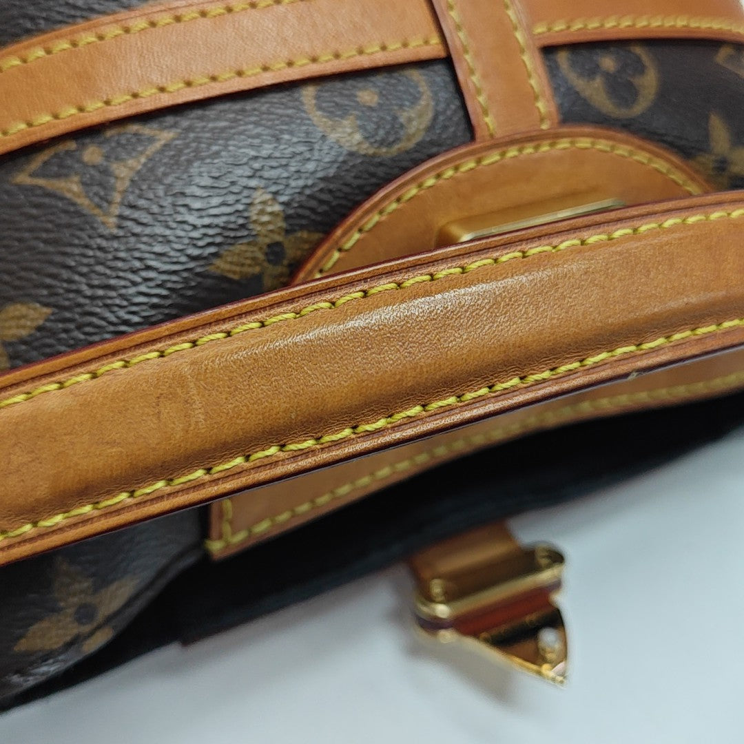 DUFFLE Monogram Coated Canvas Brown