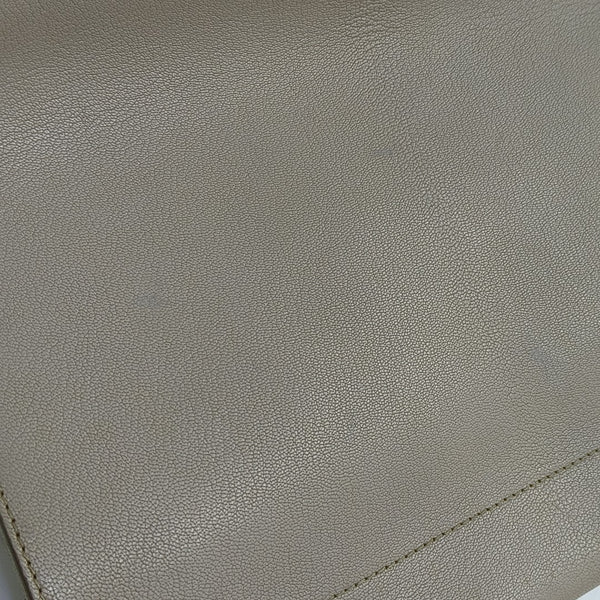 Calfskin Shoulder Bag Beige