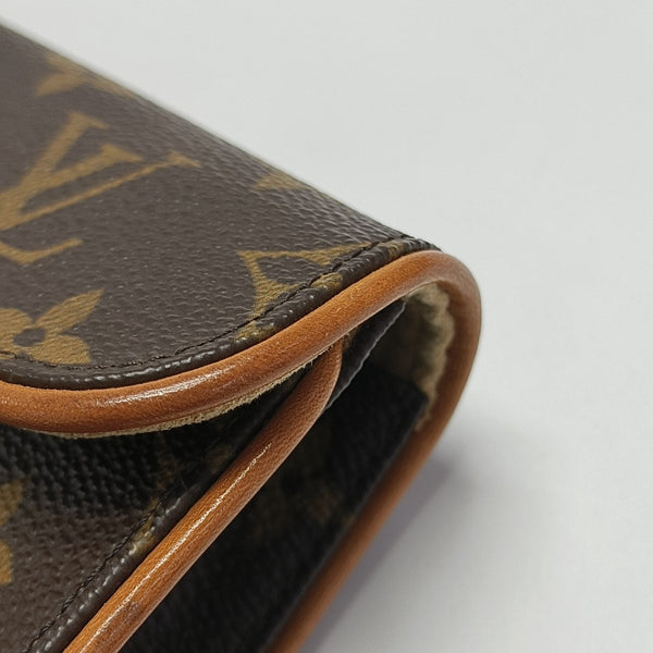 Monogram Coated Canvas Belt Bag Brown