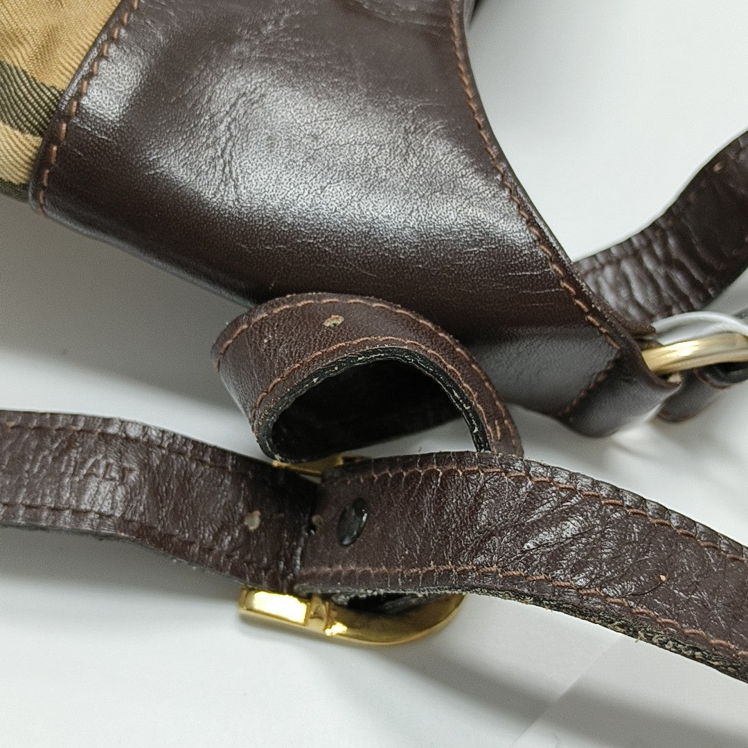 Canvas Shoulder Bag Brown