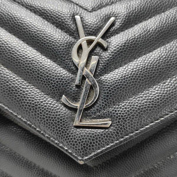 MONOGRAM WOC Chevron Calfskin Black