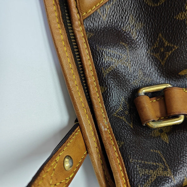ESTRELA MM Monogram Coated Canvas Brown