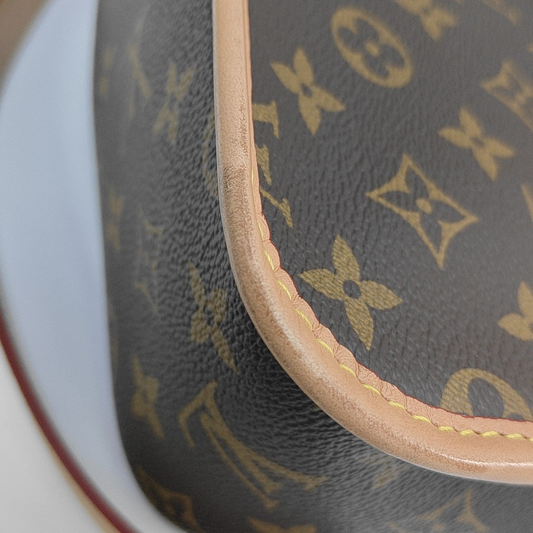 DIANE Monogram Coated Canvas Brown