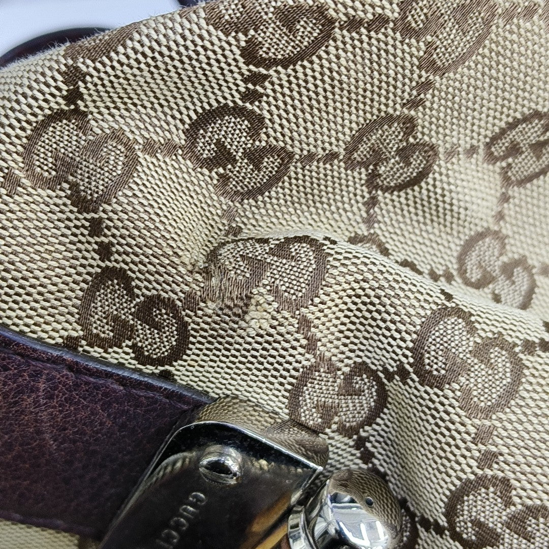 Bamboo 1947 Medium Monogram Canvas Beige