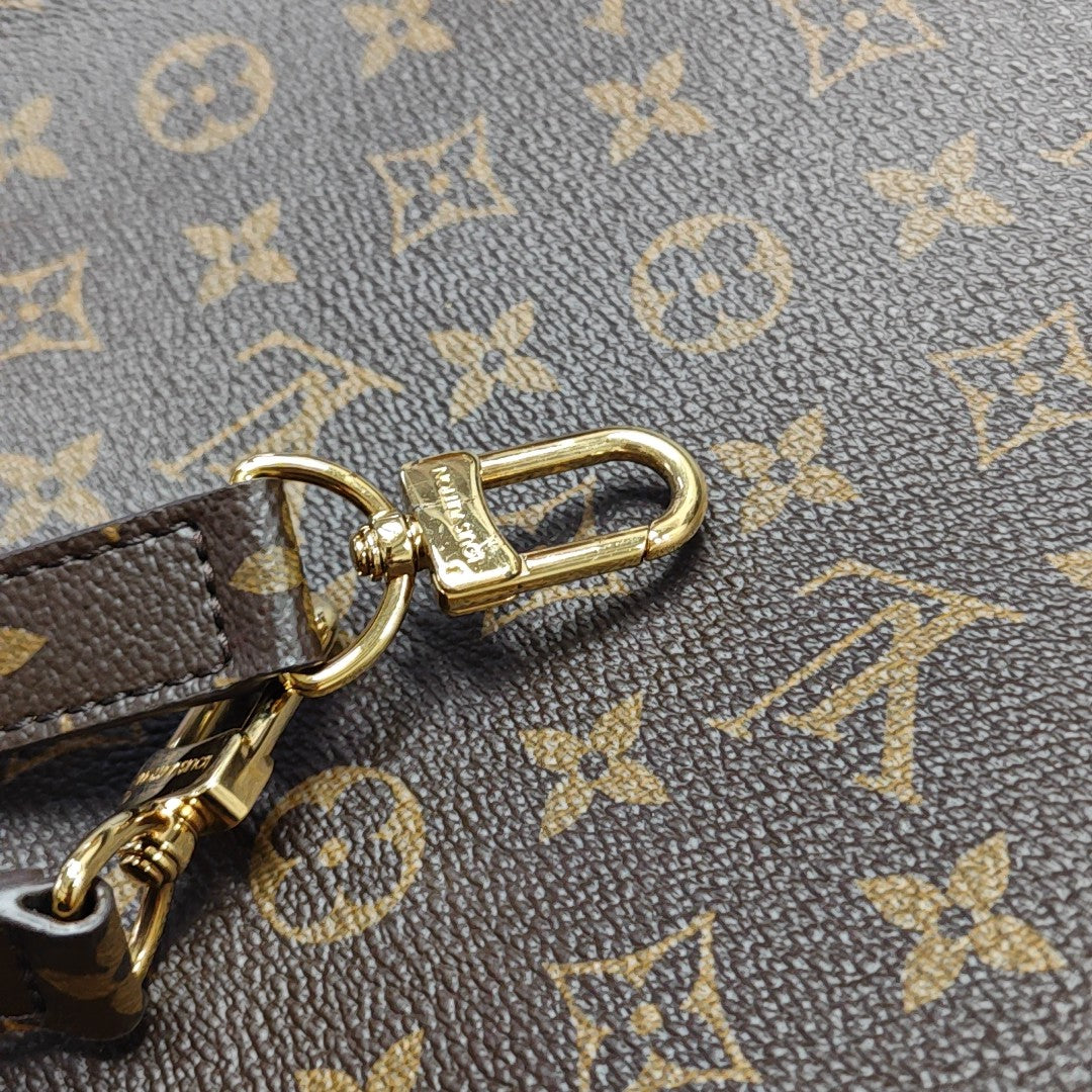 MÉTIS Monogram Coated Canvas Brown