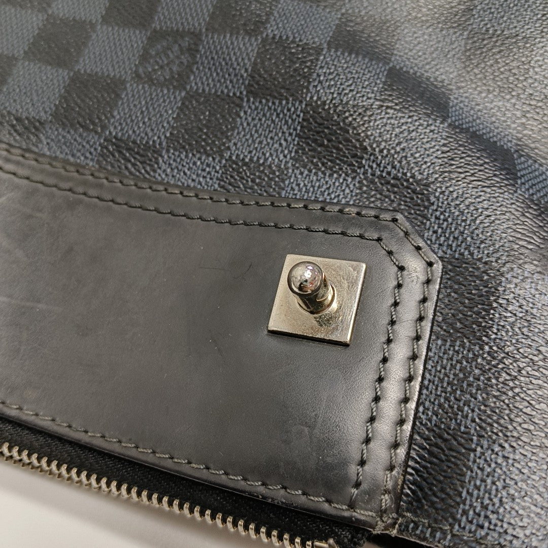 GREENWICH Damier Coated Canvas Blue