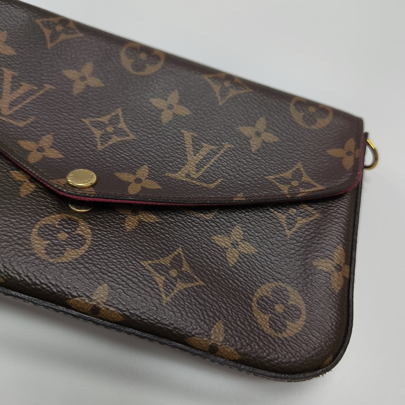 FÉLICIE Monogram Coated Canvas Brown