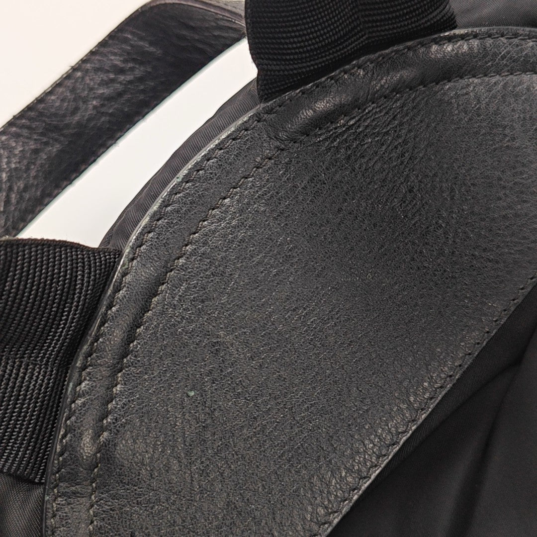 Nylon Backpack Black