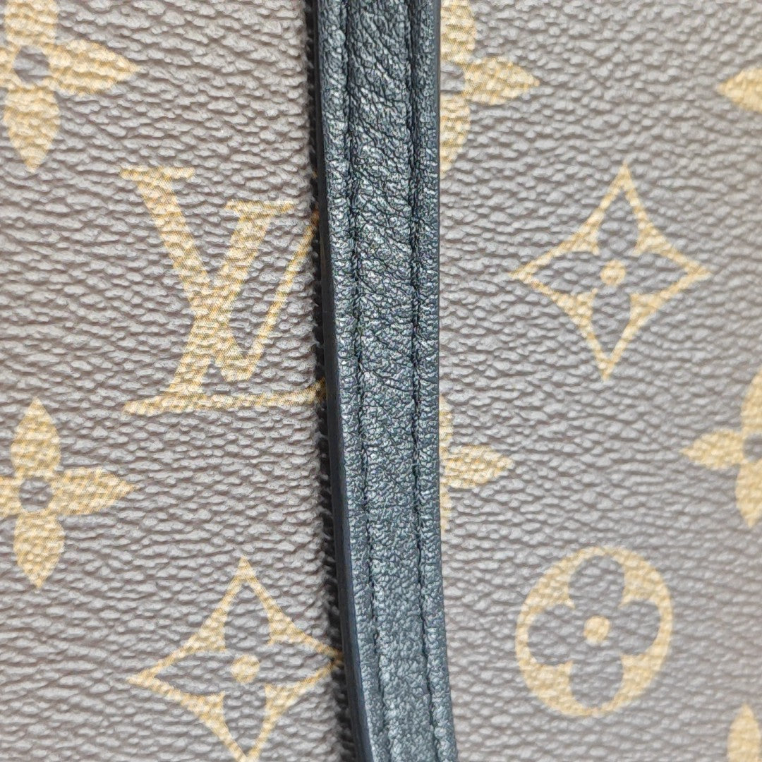 LOCKY BB Monogram Coated Canvas Brown