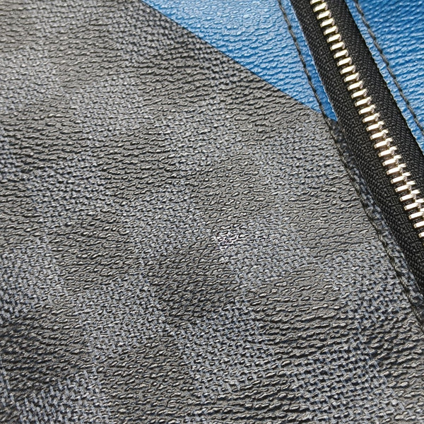 MICK PM Damier Coated Canvas Blue