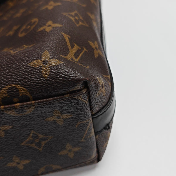 KITAN Monogram Coated Canvas Brown