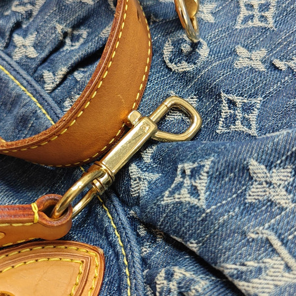 NEO CABBY GM Monogram Denim Blue