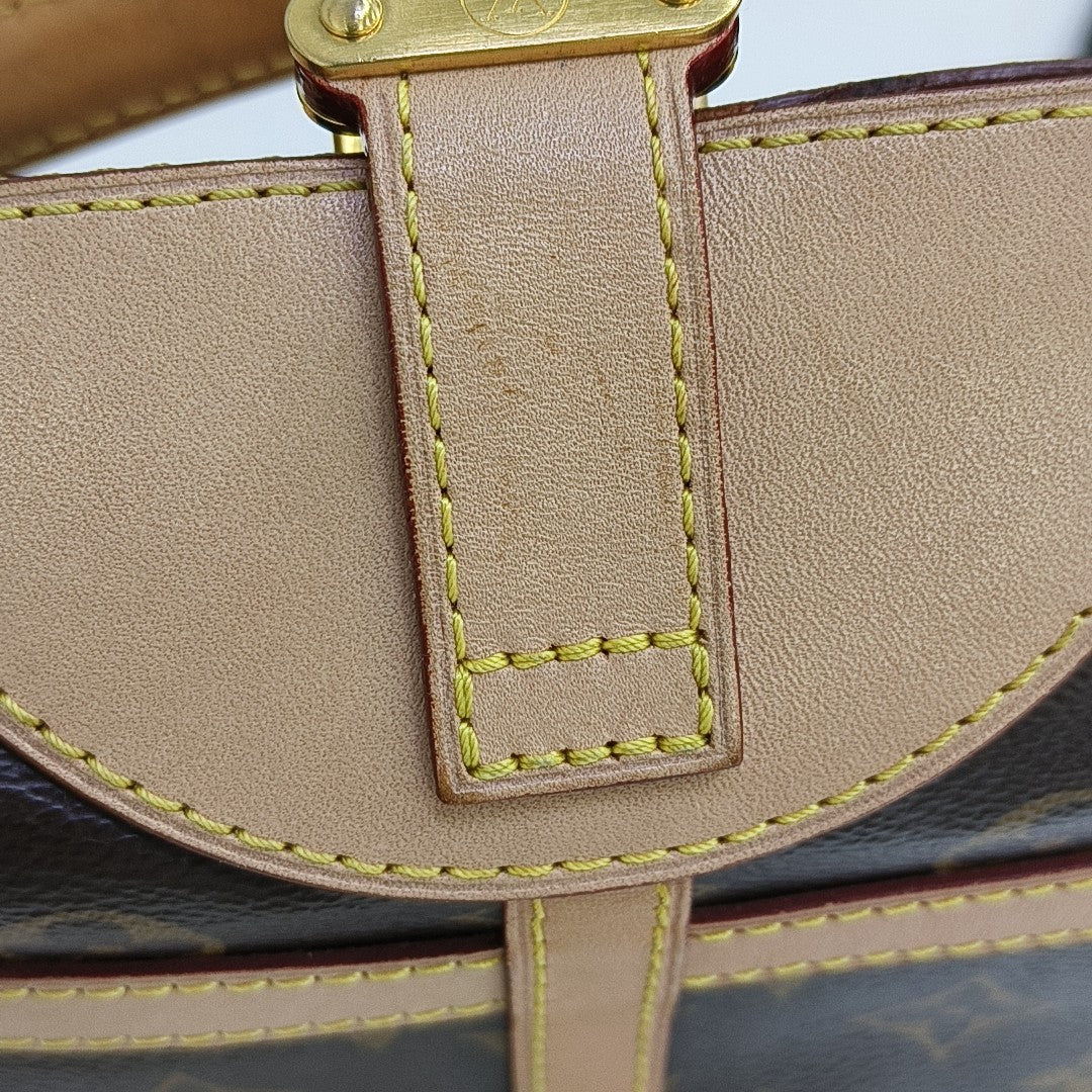 DUFFLE Monogram Coated Canvas Brown