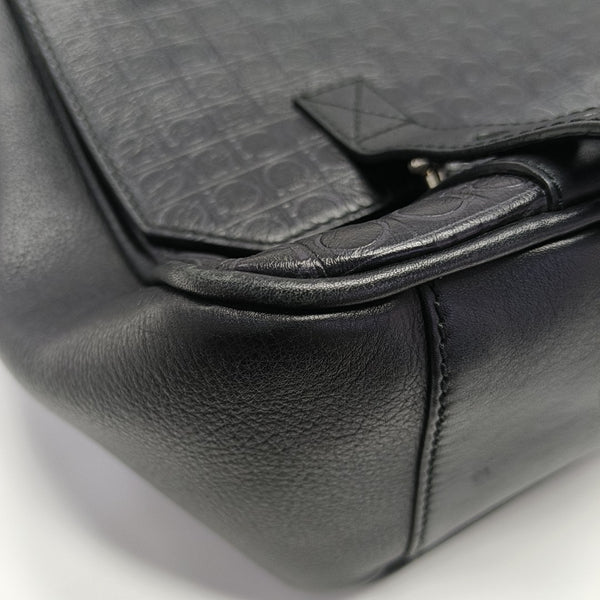 Calfskin Shoulder Bag Black