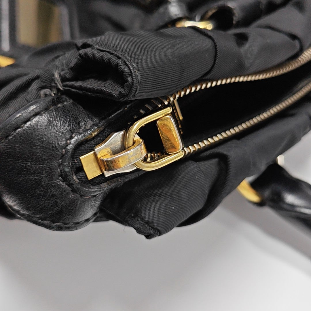 Gaufre Nylon Black