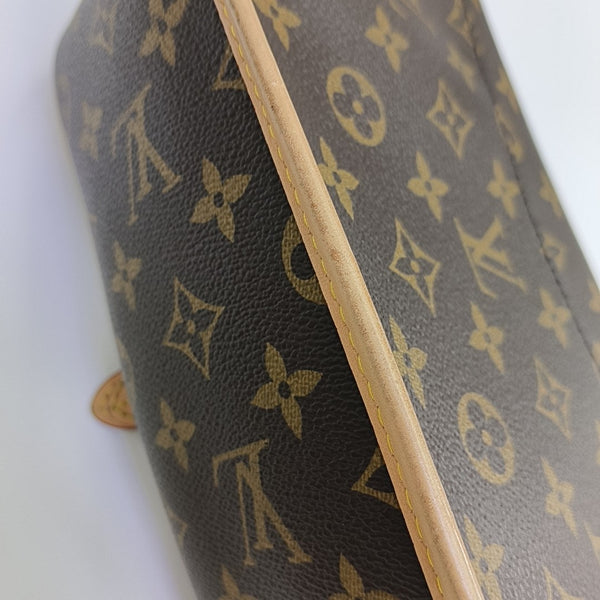 DIANE Monogram Coated Canvas Brown
