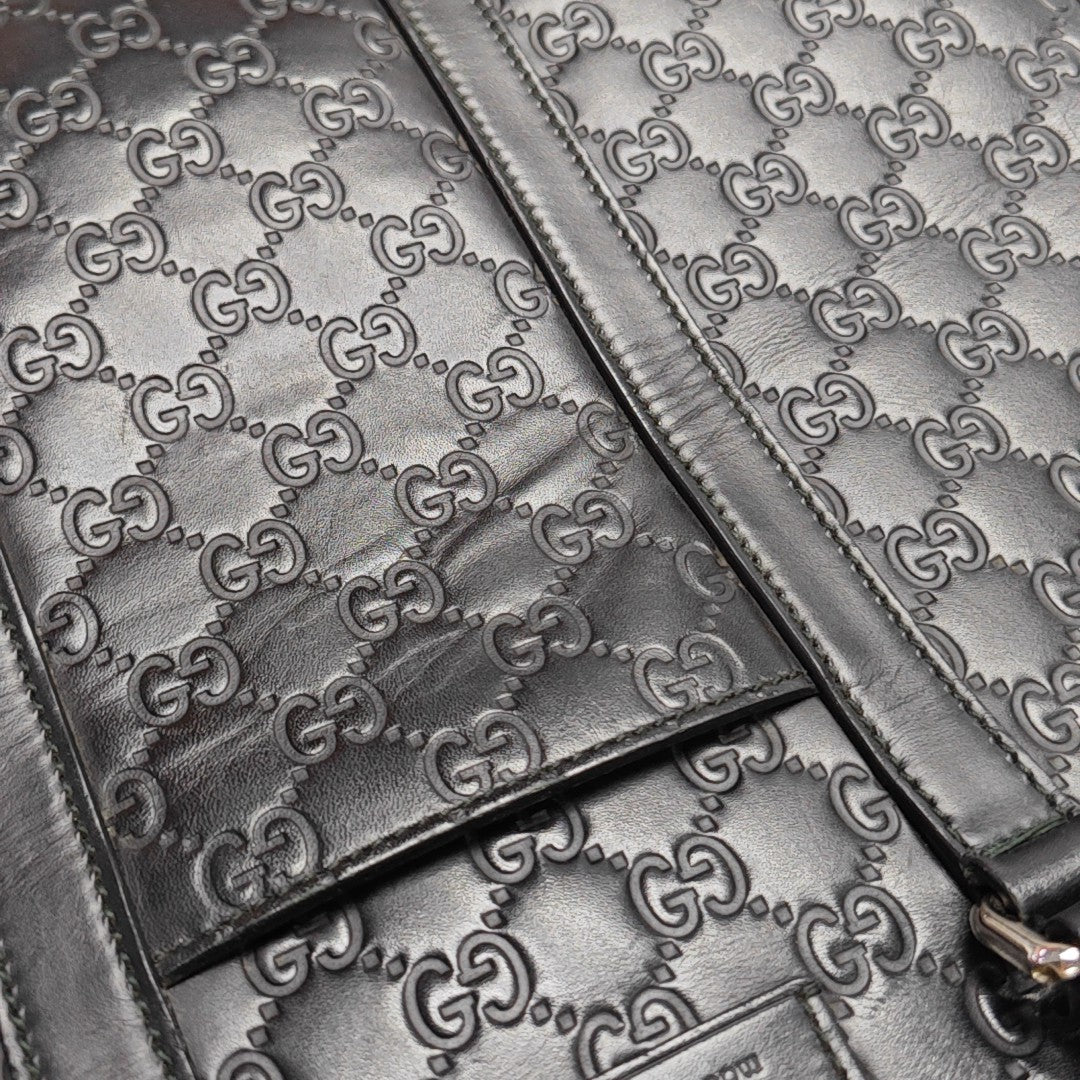 Signature Monogram Calfskin Black