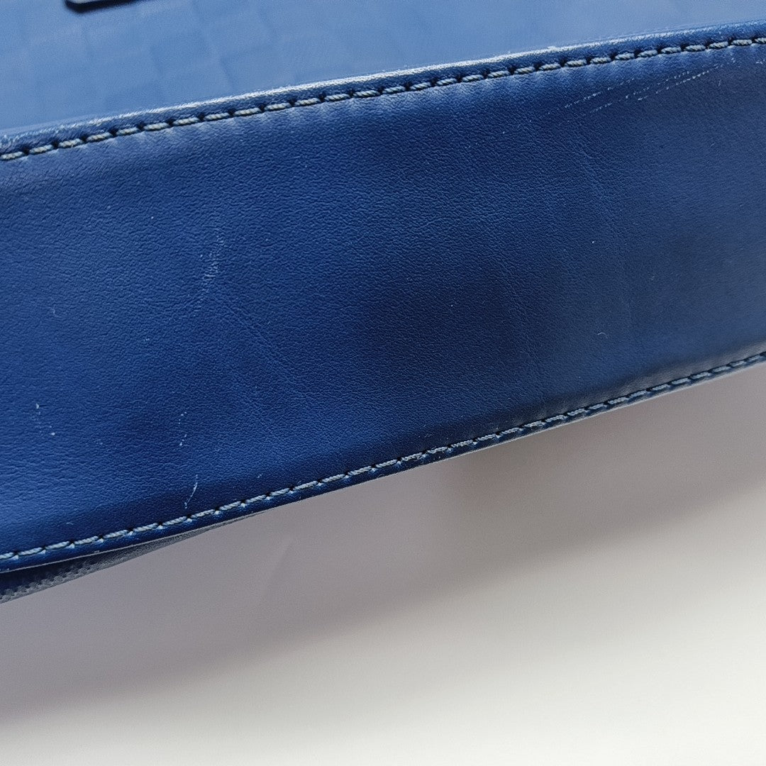 PORTE-DOCUMENTS Damier Calfskin Blue