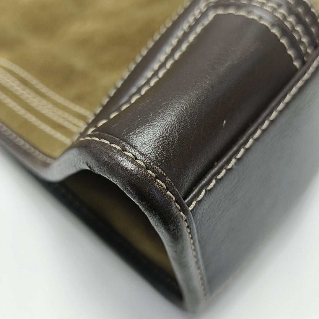 Suede Shoulder Bag Green