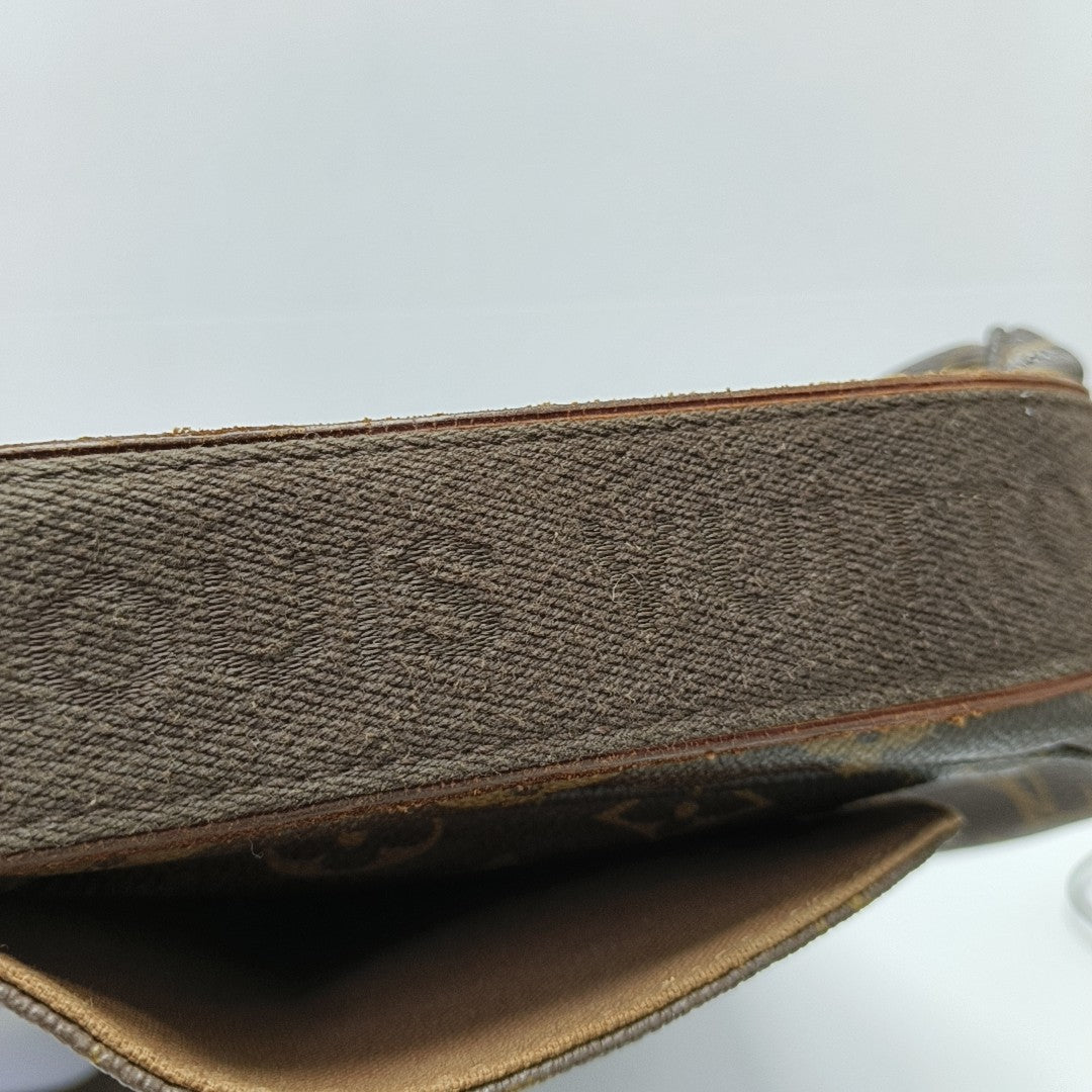 VINTAGE BEAUBOURG MM Monogram Coated Canvas Brown