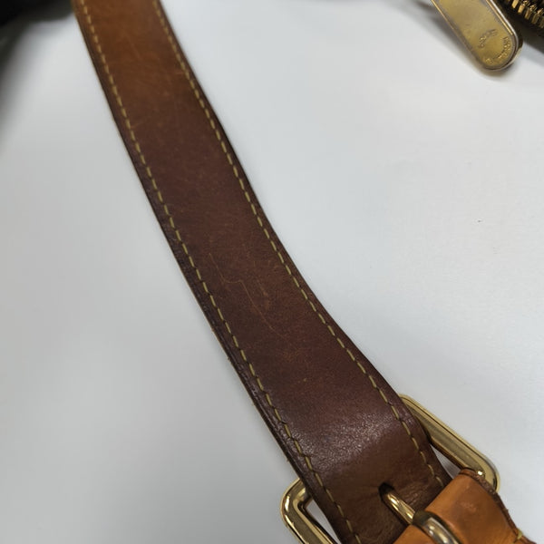 VINTAGE THAMES GM Monogram Coated Canvas Brown