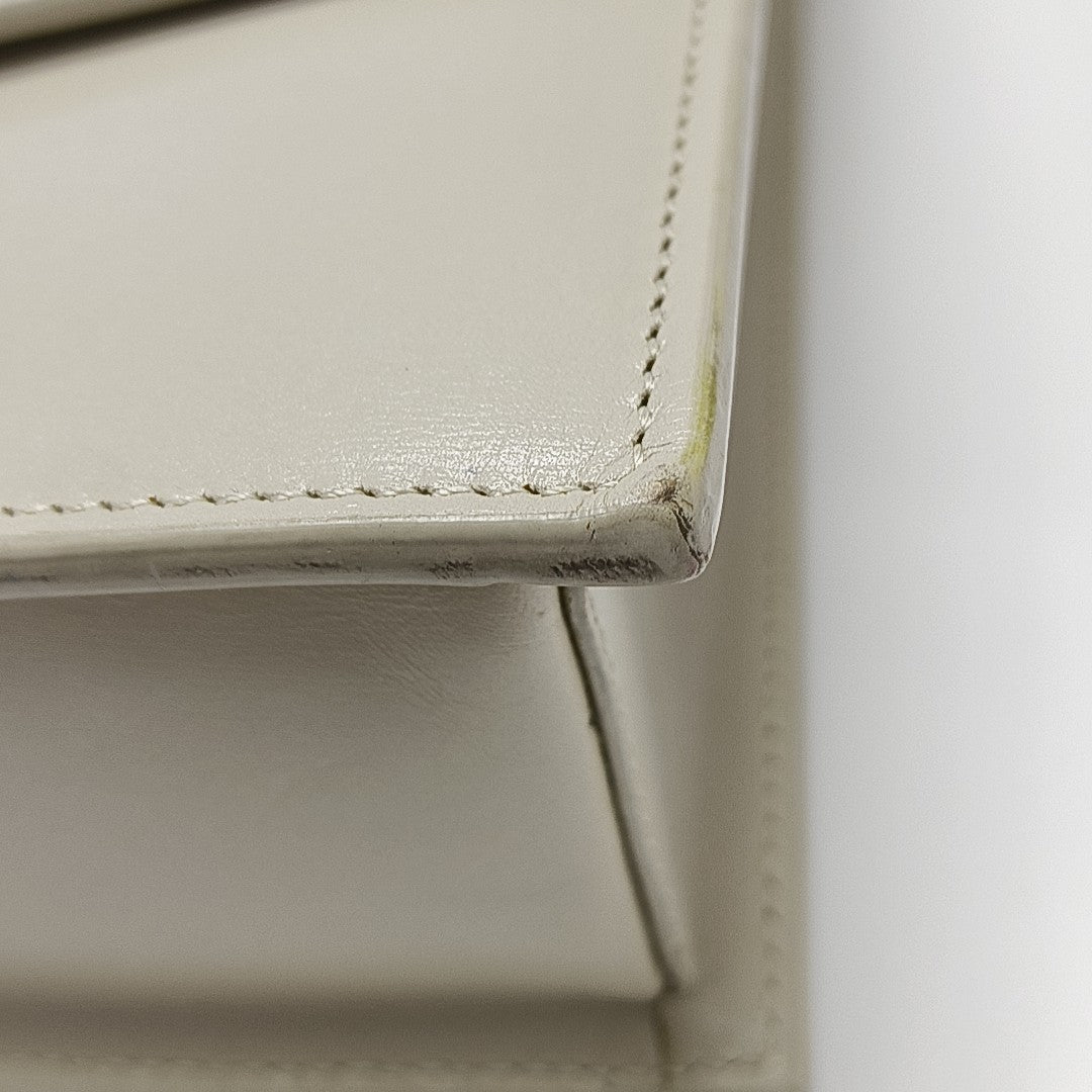 MONTAIGNE Calfskin White