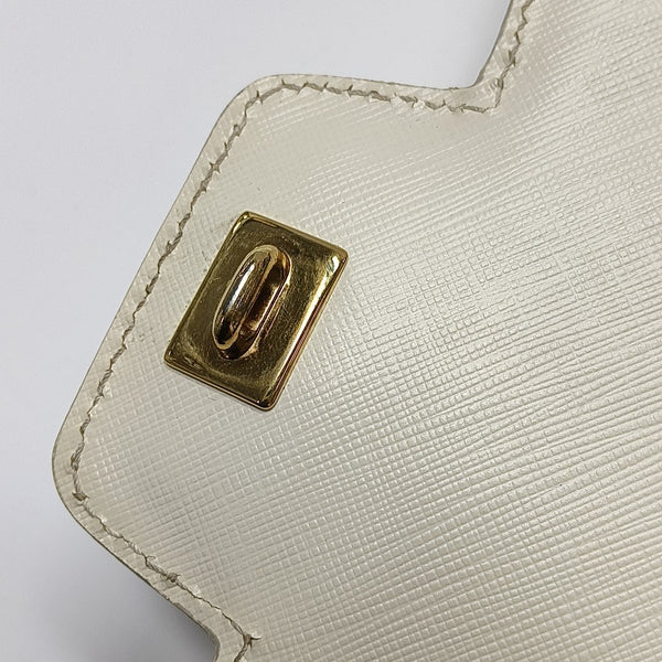 Calfskin Shoulder Bag White