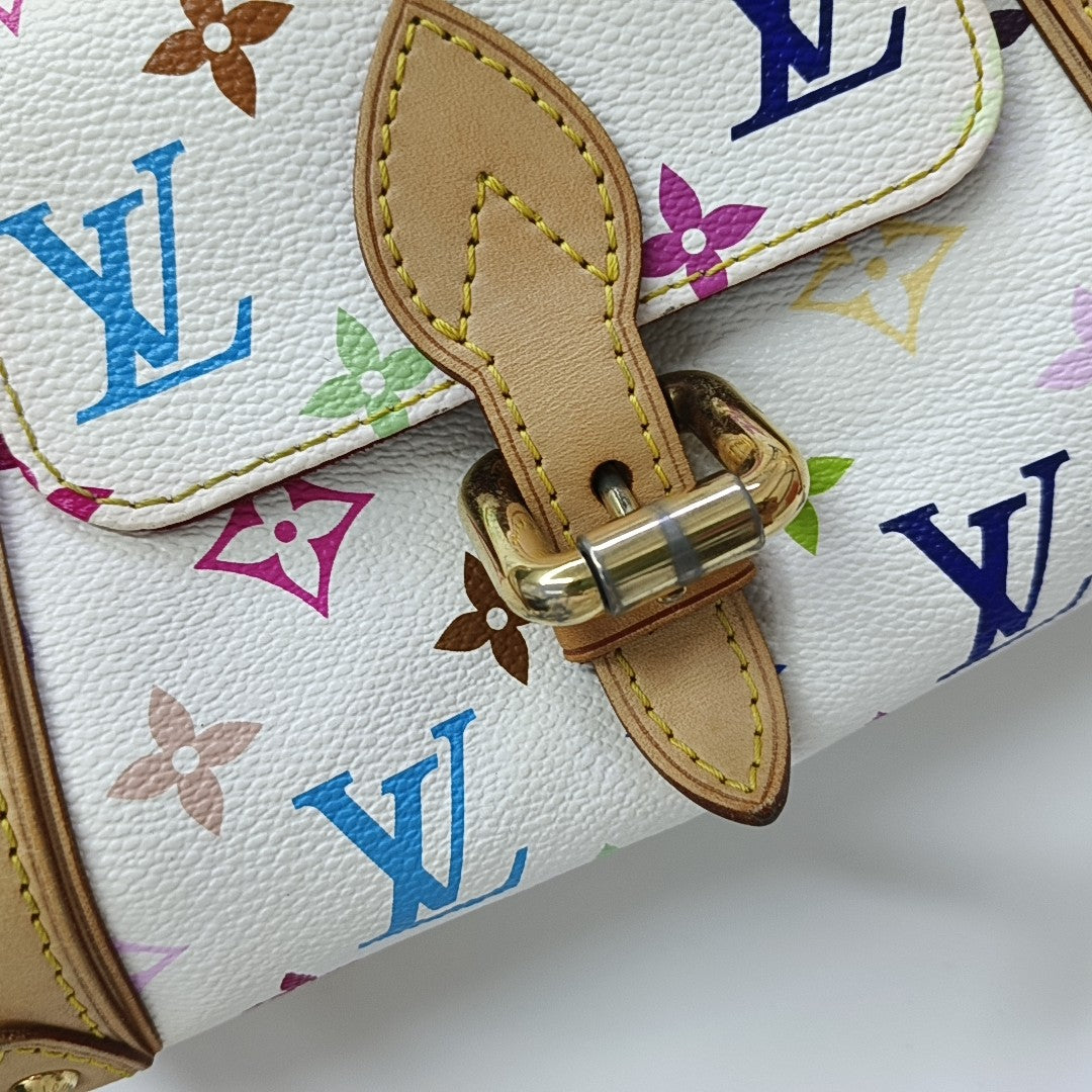 LV × TM PRISCILLA Monogram Coated Canvas White
