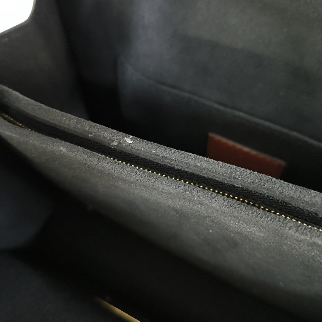 DAUPHINE MM Monogram Coated Canvas Brown
