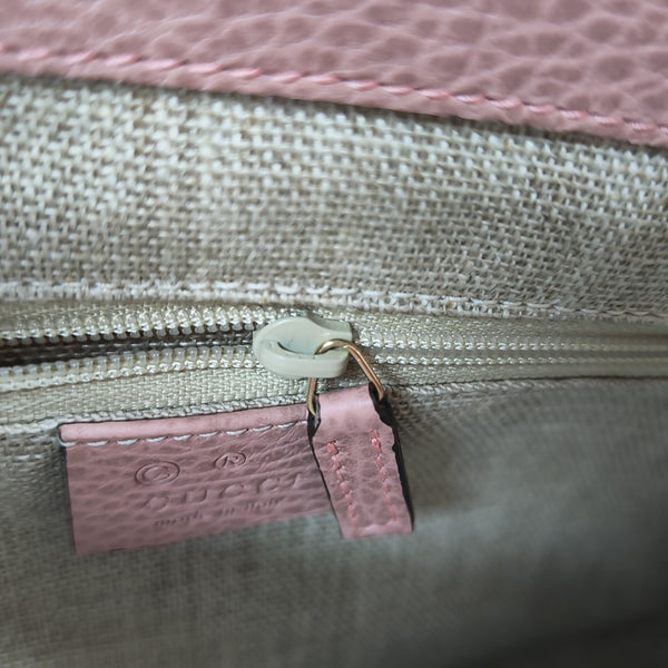 Interlocking G Large Calfskin Pink