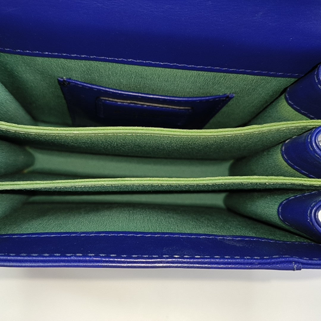 SERPENTI FOREVER Small Calfskin Blue