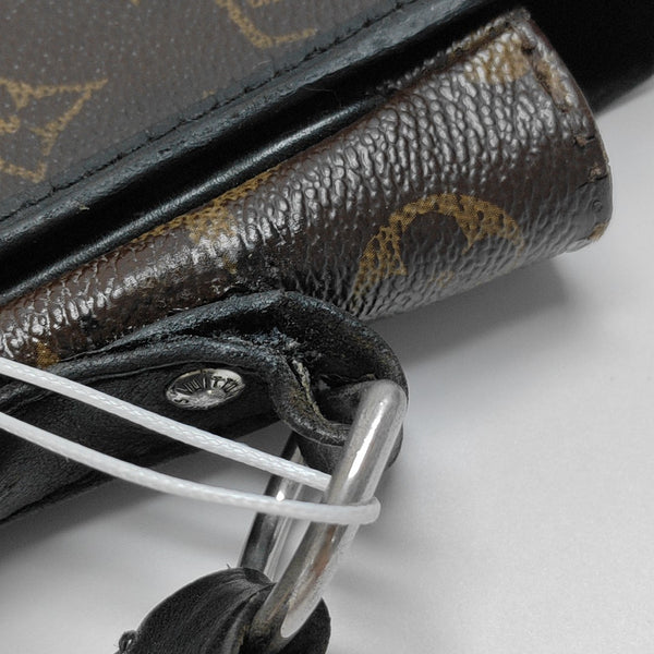 Monogram Coated Canvas Shoulder Bag Brown