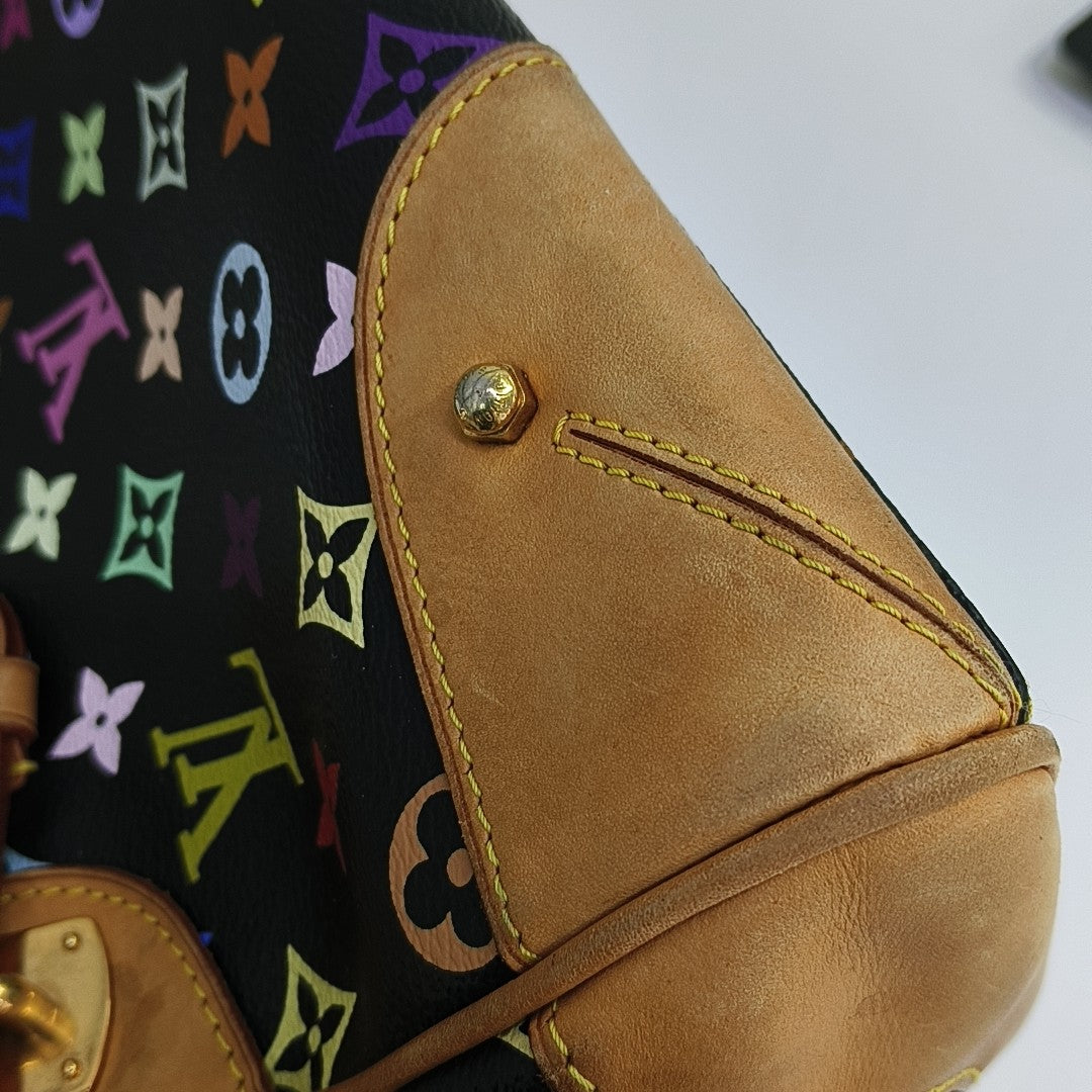 LV × TM CLAUDIA Monogram Coated Canvas Black