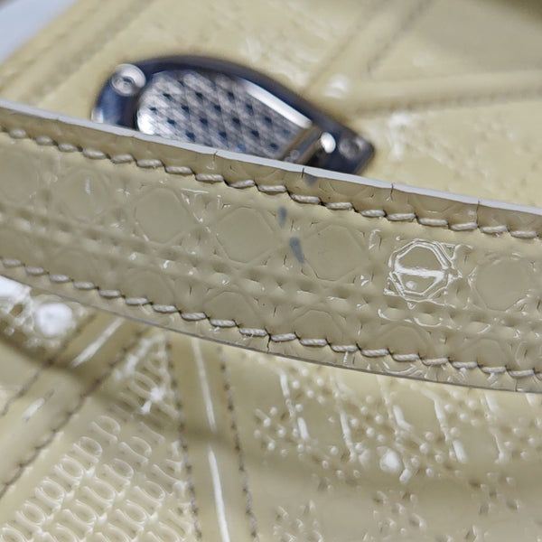 Diorama Small Cannage Calfskin Yellow
