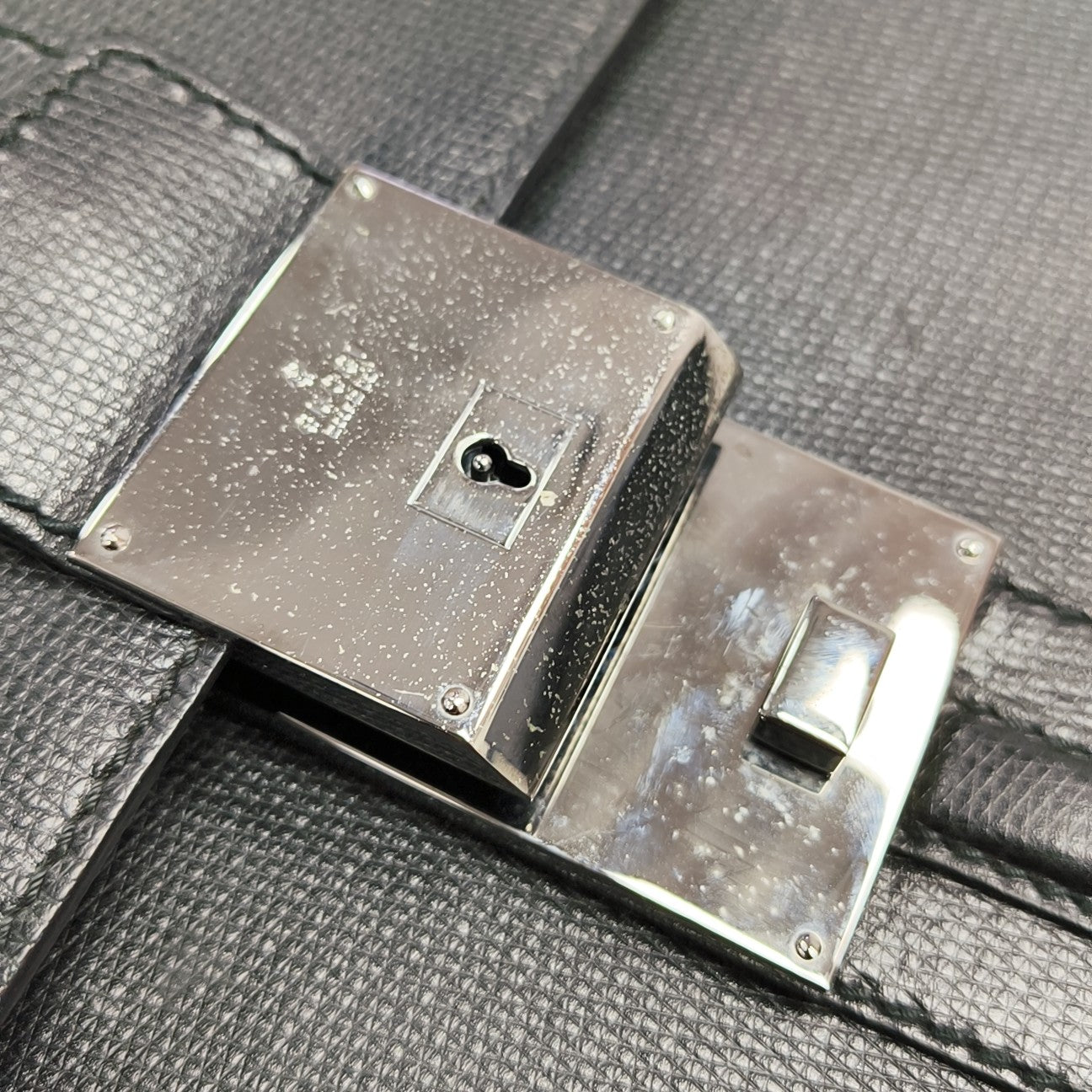 Calfskin Shoulder Bag Black