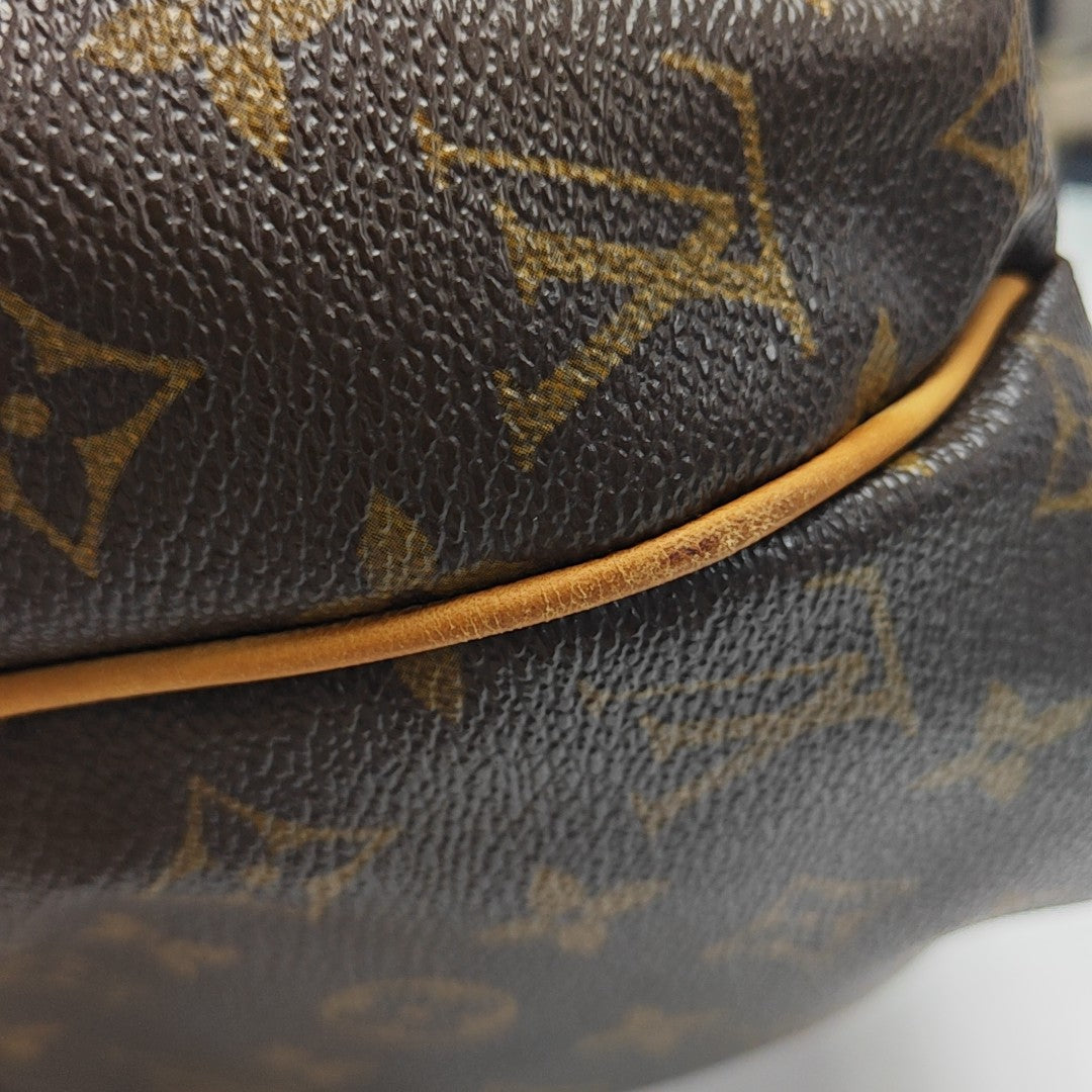 PALERMO GM Monogram Coated Canvas Brown