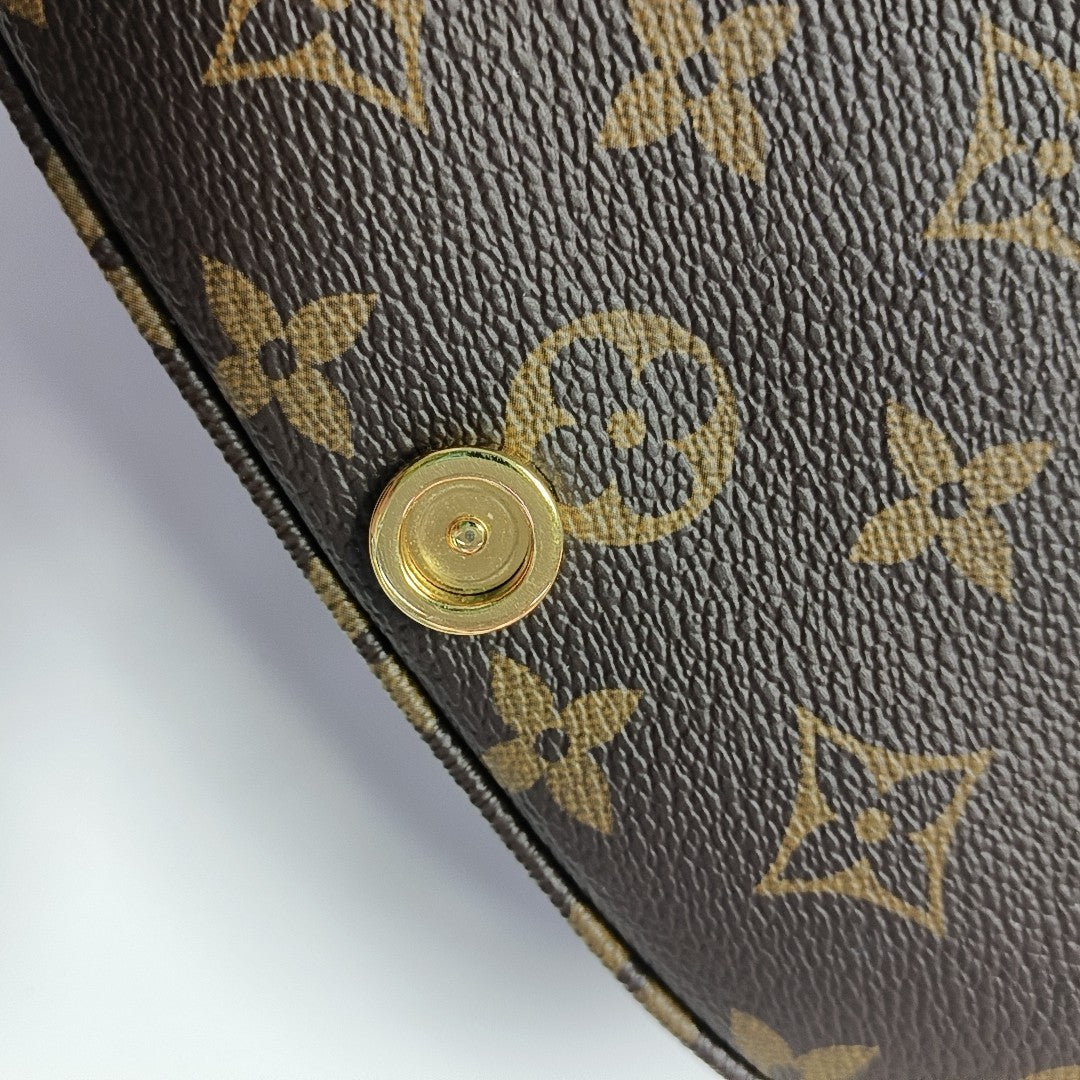 SAUMUR BB Monogram Coated Canvas Brown