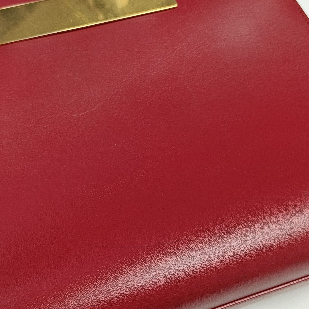 Calfskin Tote Bag Red